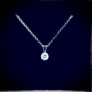 Diamond Silver Necklace